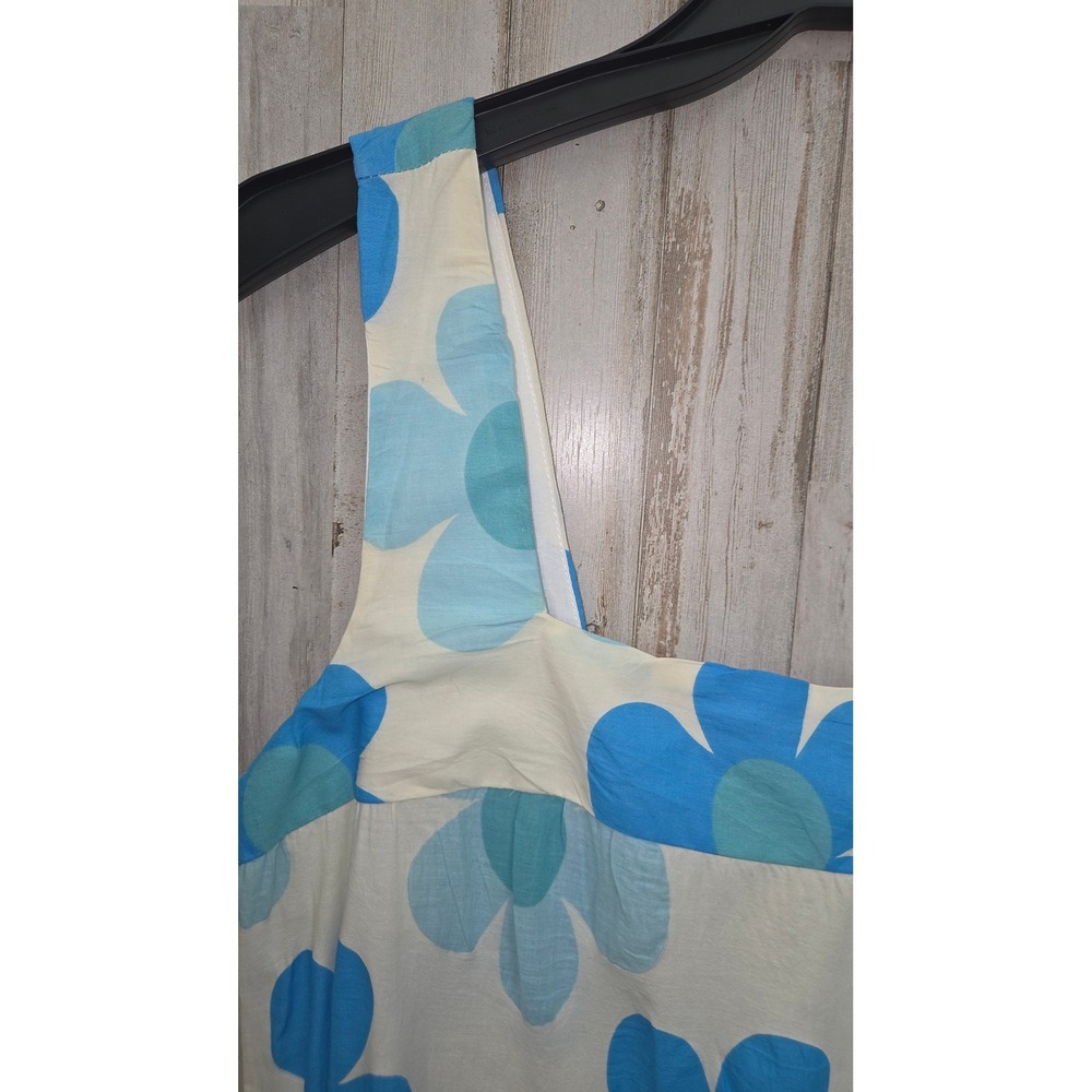 Jacquie The Label M Tiered Maxi Sundress Dress Floral semi-sheer Wide-strap - Picture 3 of 9